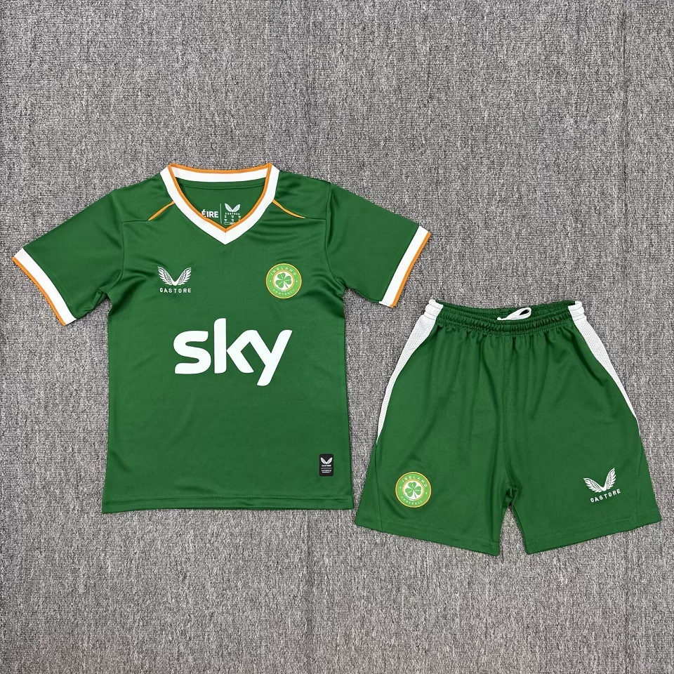 Kids-Ireland Women 26/27 Home Soccer Jersey